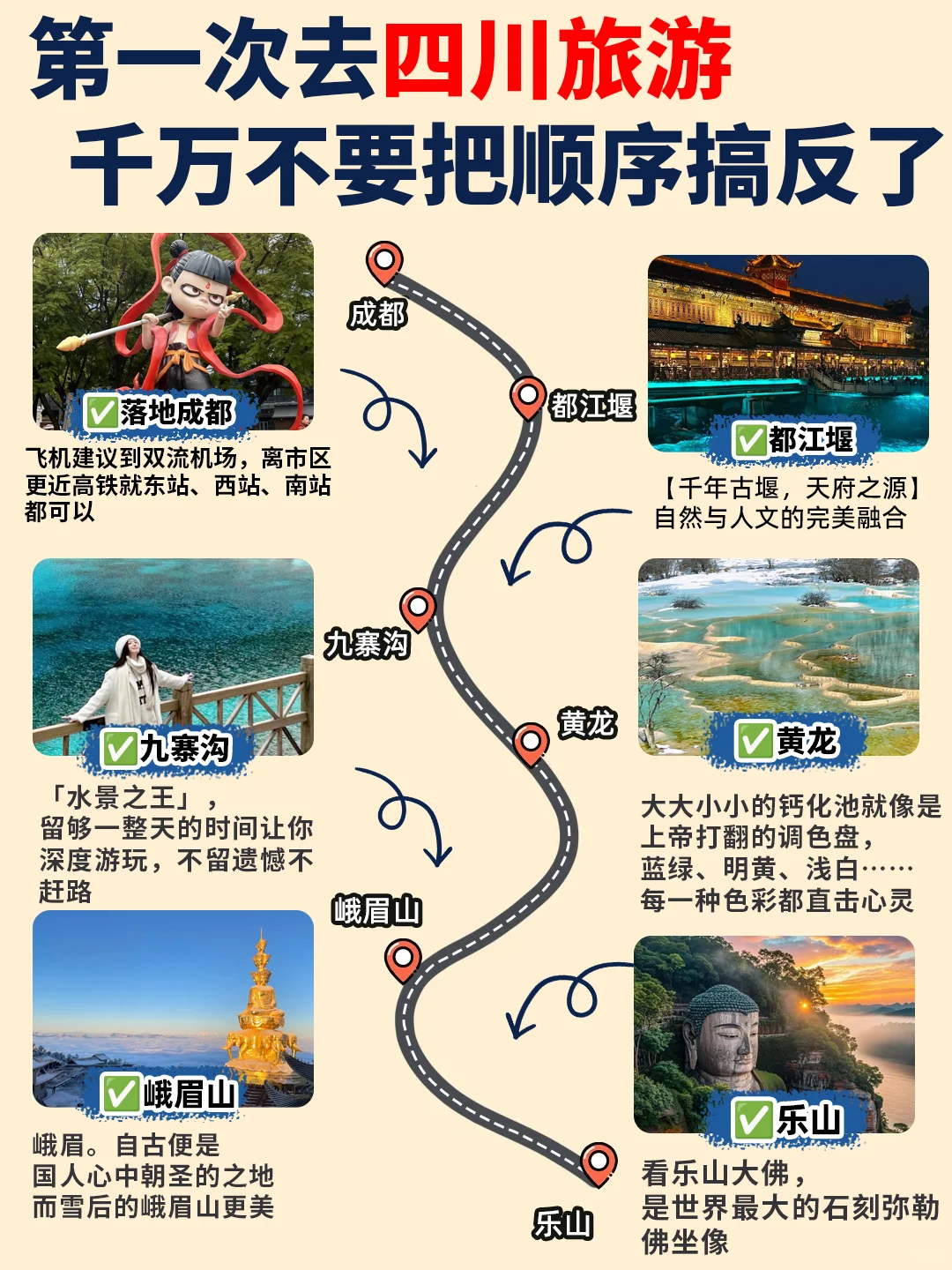 四川旅游✅5天4晚正确打开方式,超省心💯