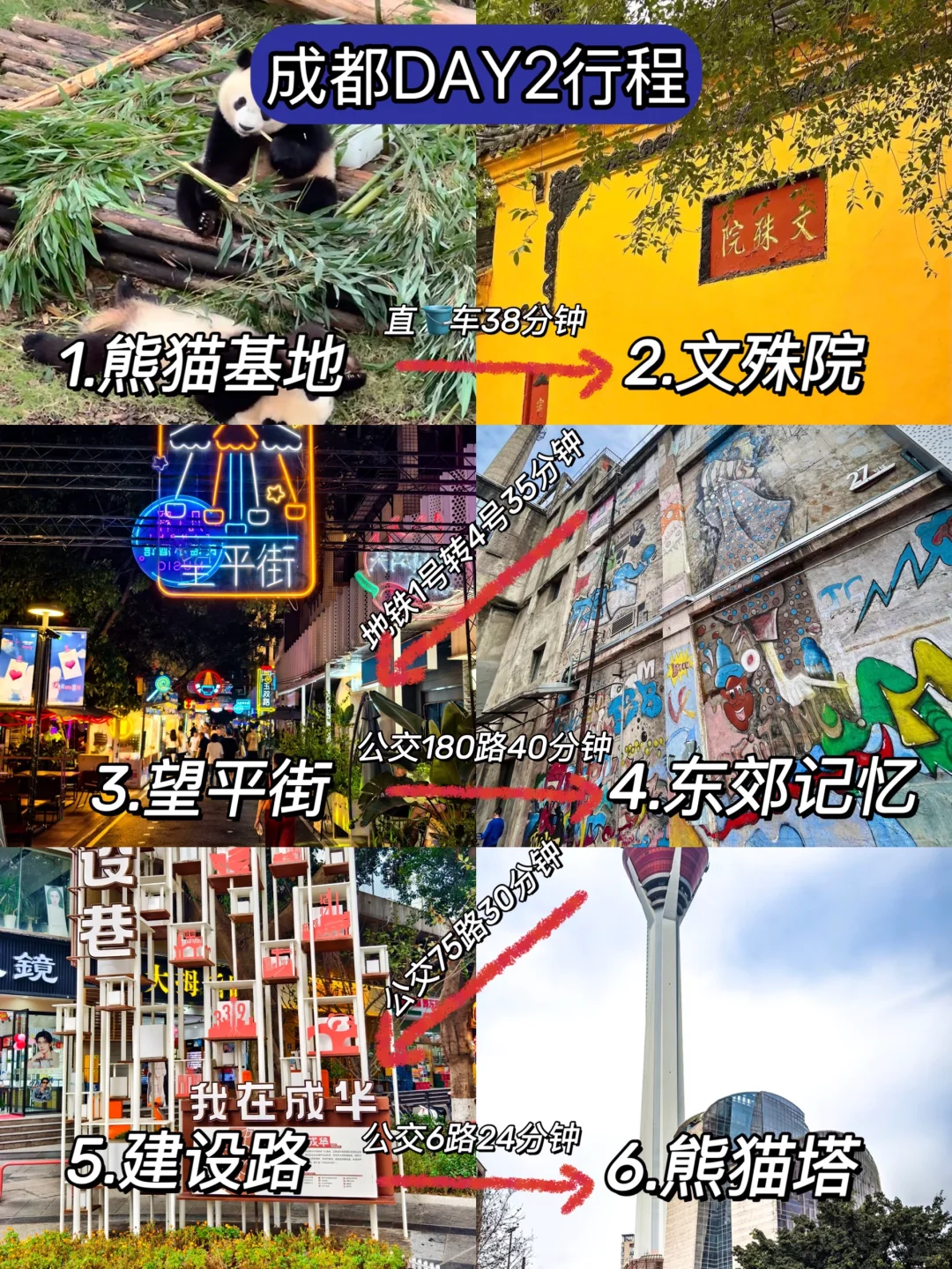 成都旅游攻略-2天详细路线！放心抄作业