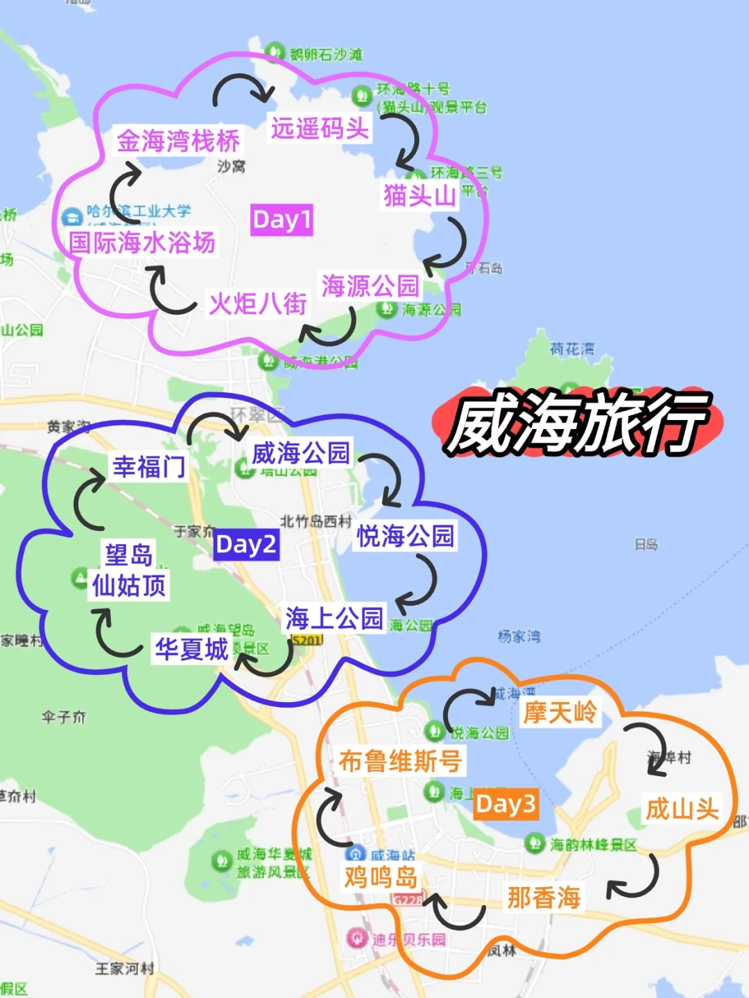 威海4-6月攻略已完善✌赶紧来抄作业