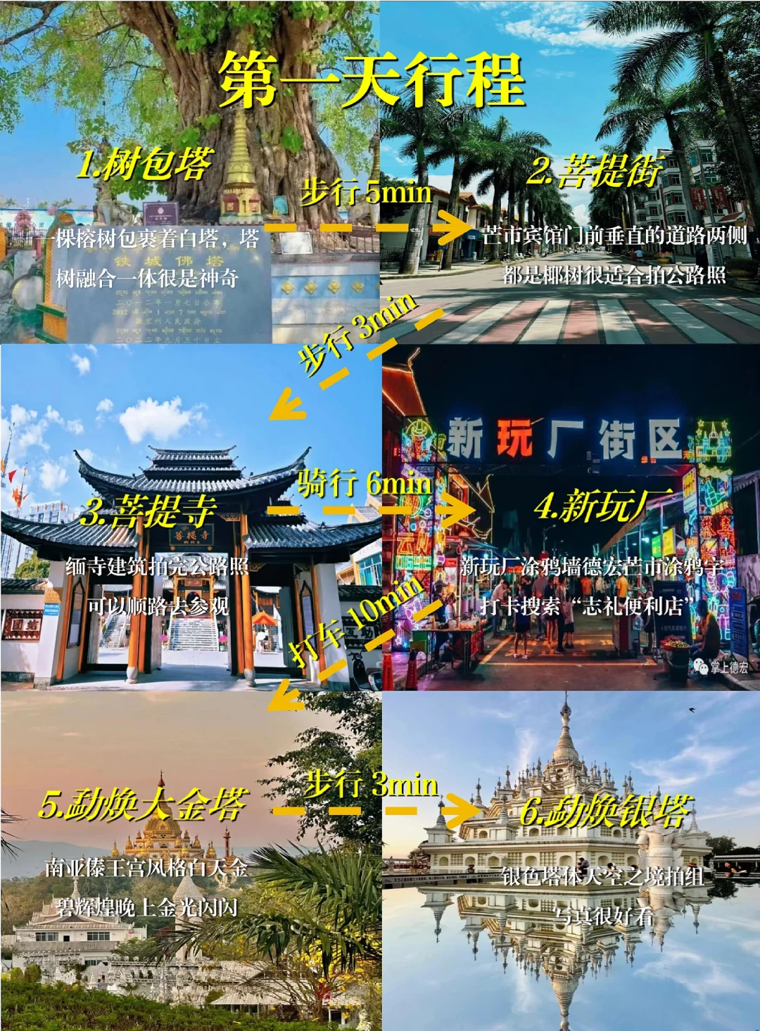 芒市city walk3️⃣天2️⃣夜行程完整攻略‼️