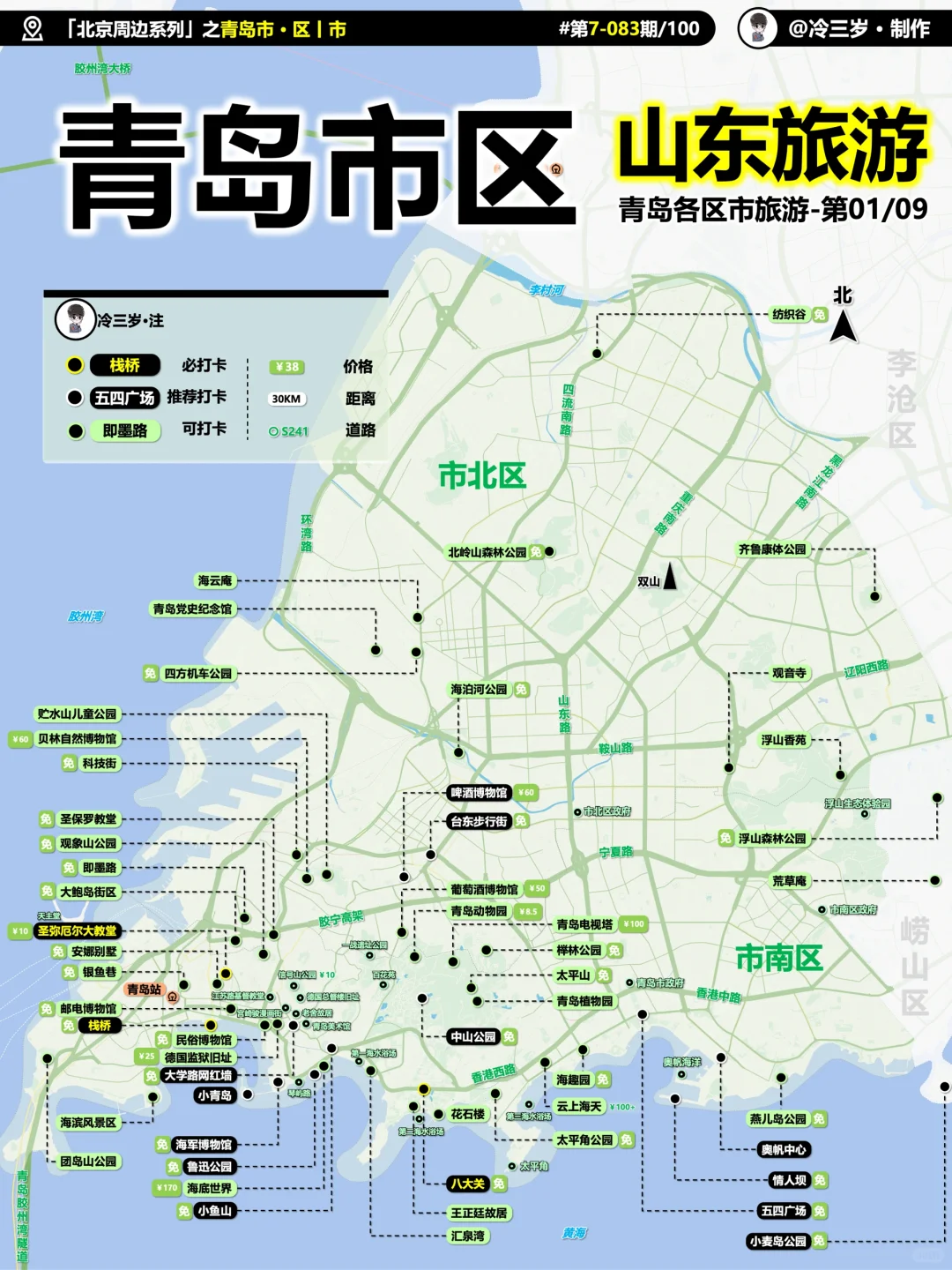 青岛10个区旅游攻略，哪个地方值得去玩？
