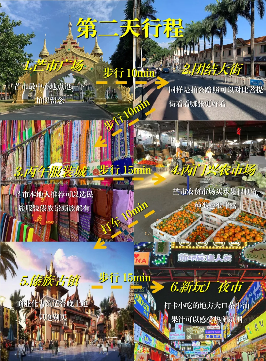 芒市city walk3️⃣天2️⃣夜行程完整攻略‼️