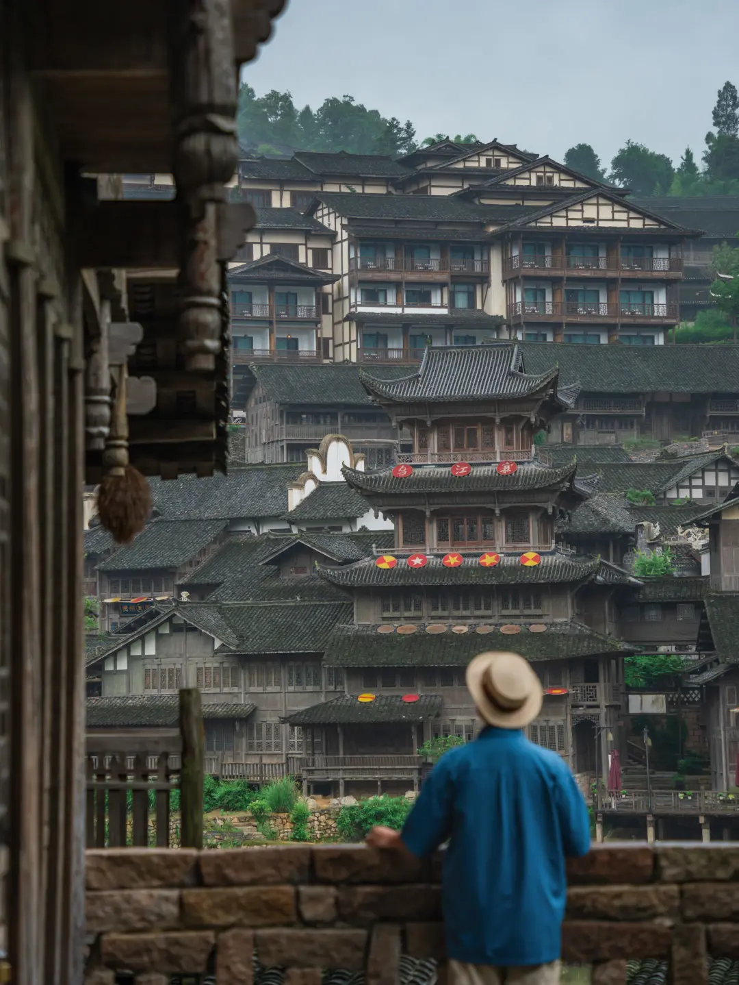 有山有水的地方，心就定住了