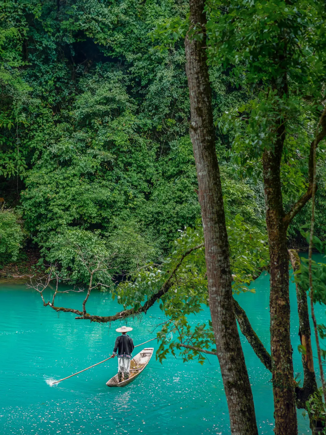 有山有水的地方，心就定住了