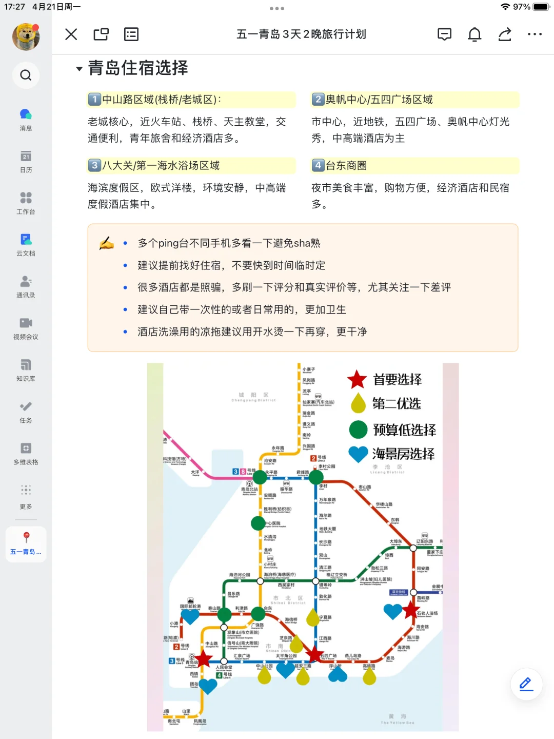 谁懂啊...被J人闺蜜做的青岛攻略感动哭了
