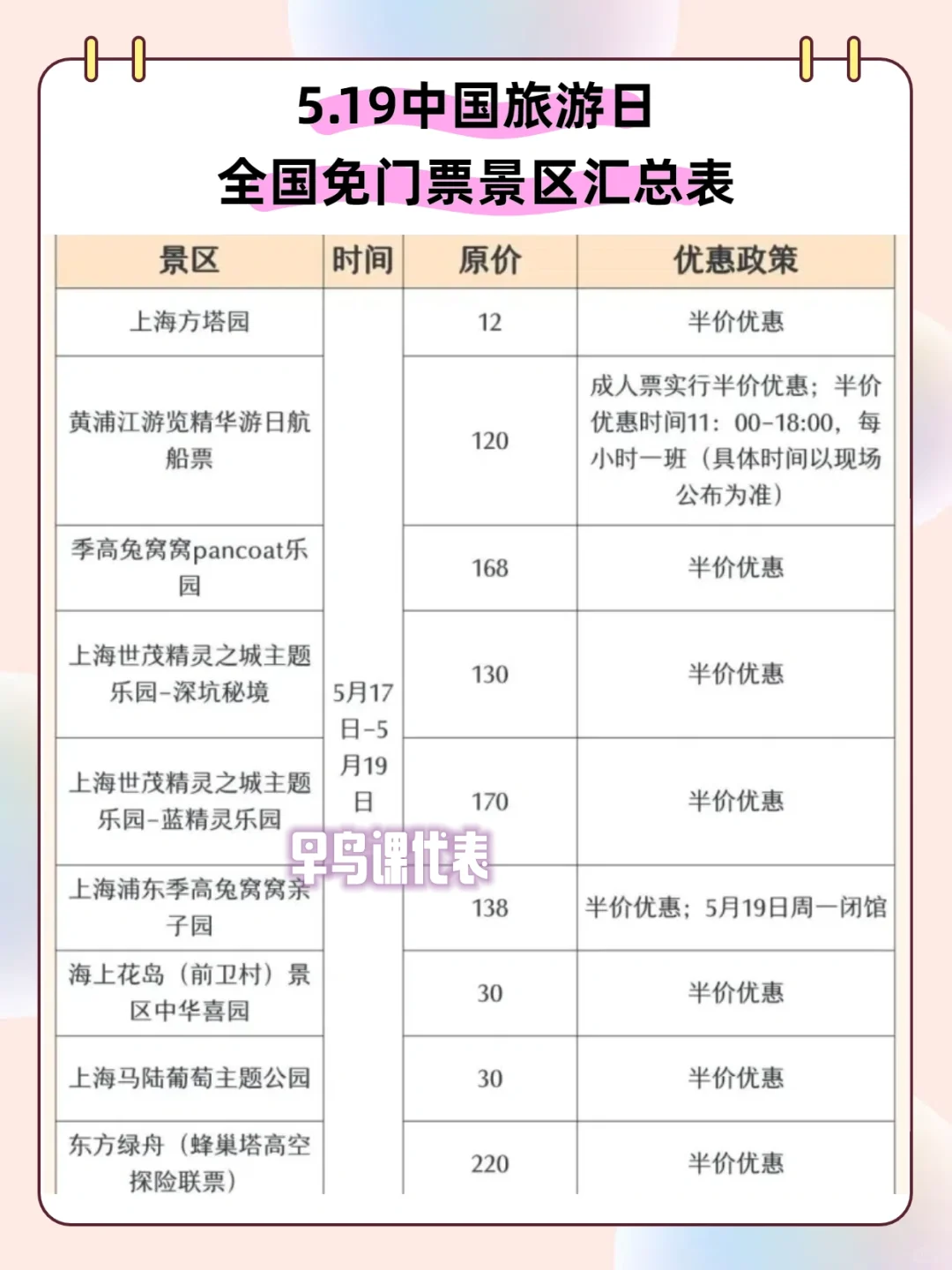 🔥5.19全国多处景区免票,有没有你想去的呀