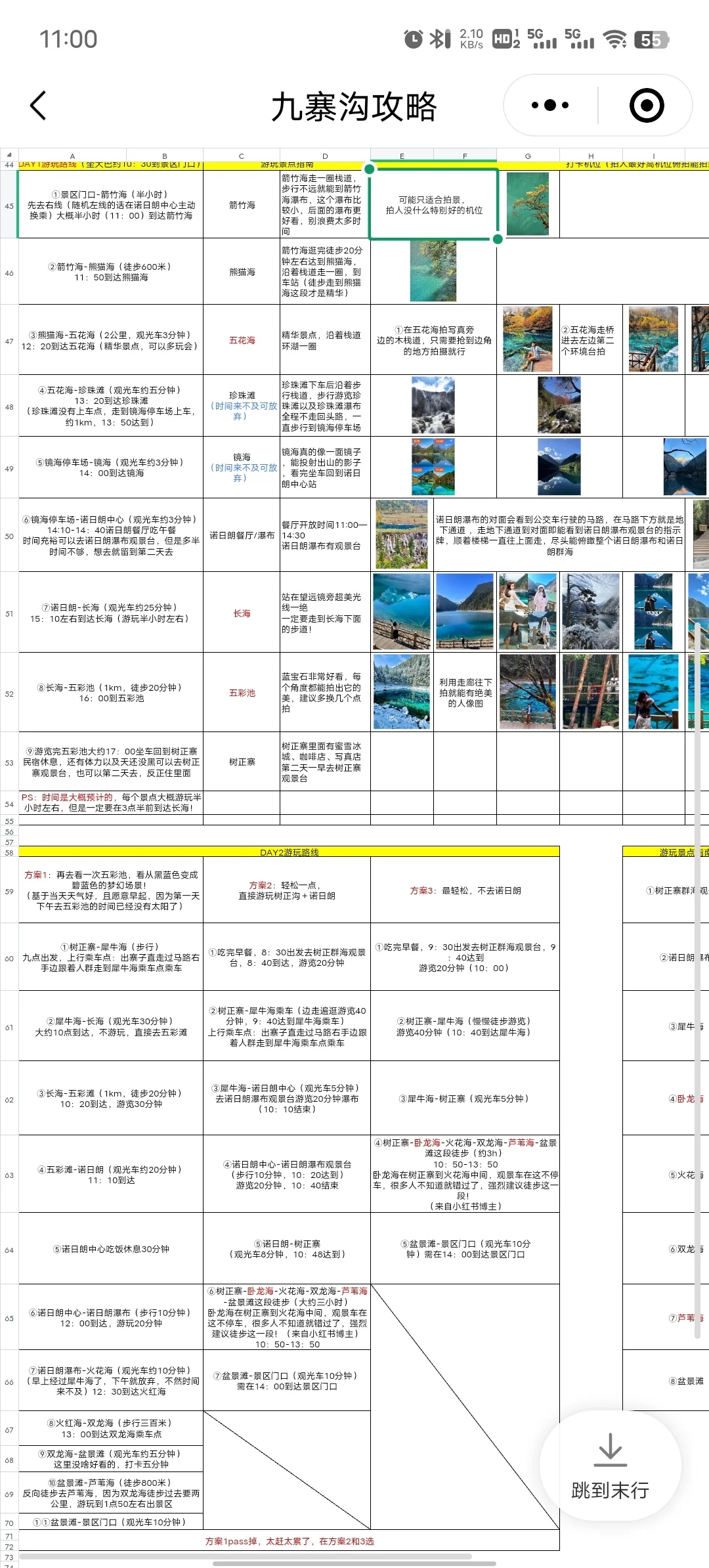 📍1.4出发去九寨沟，来自J人总结的攻略..