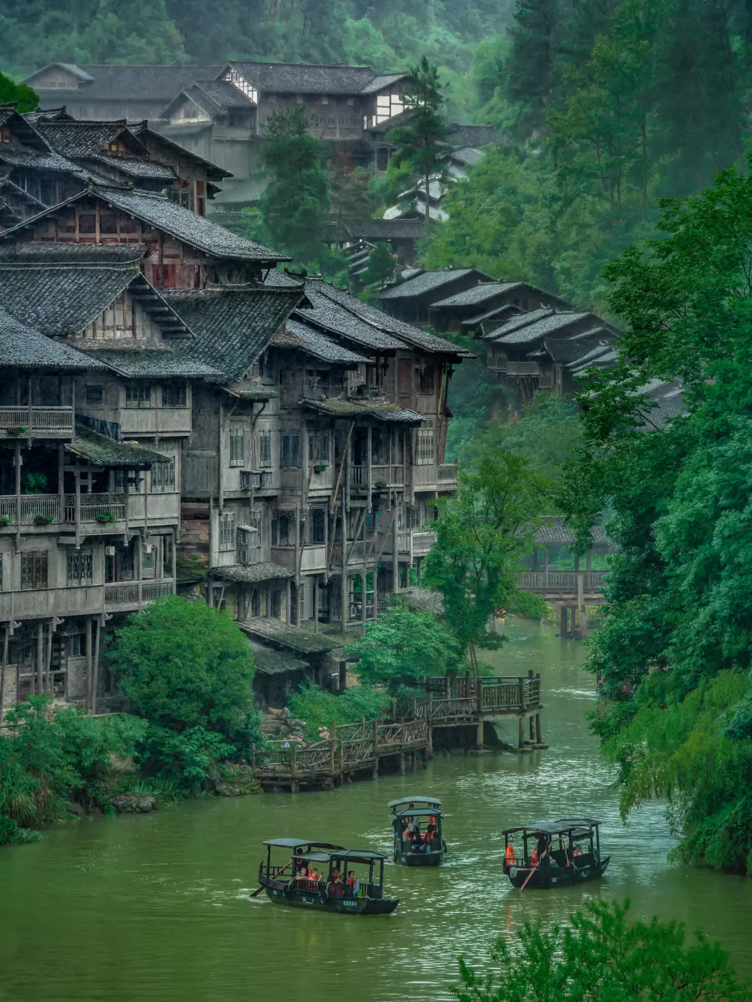 有山有水的地方，心就定住了