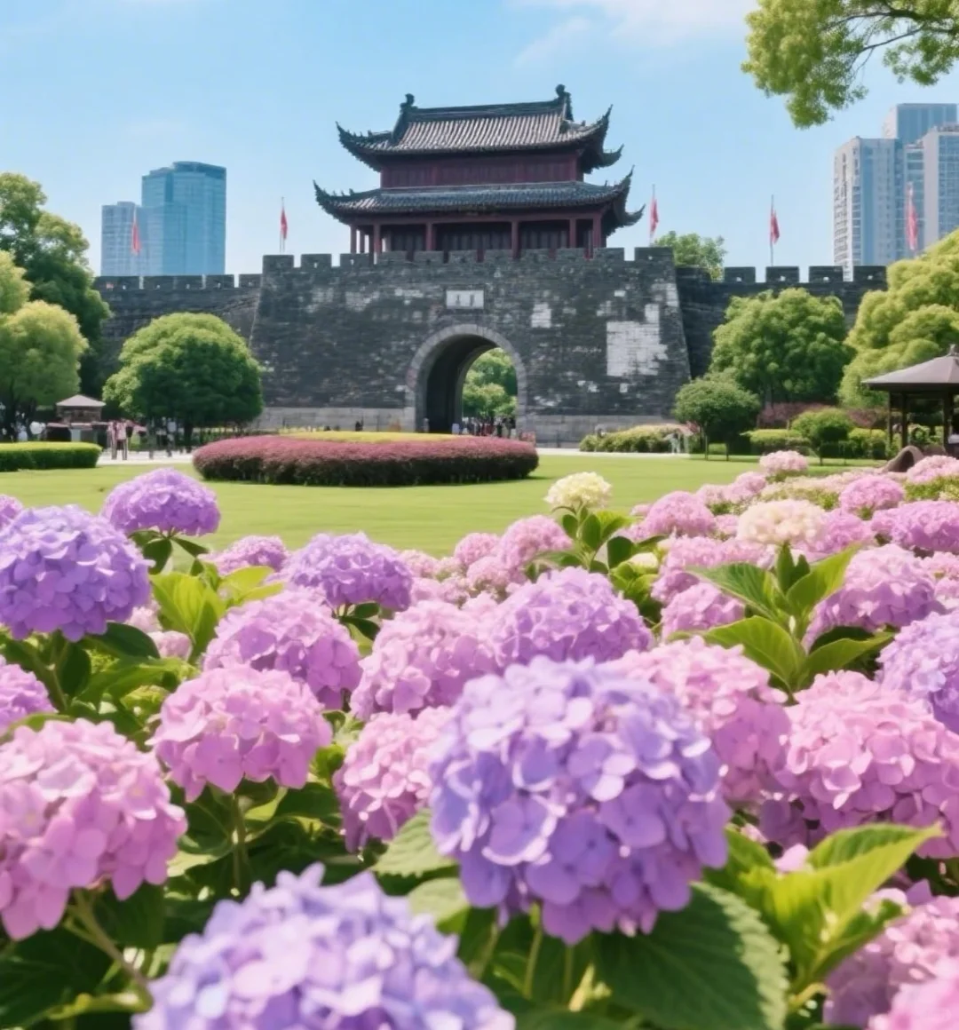 南京免费绣球公园旅游赏花景点攻略