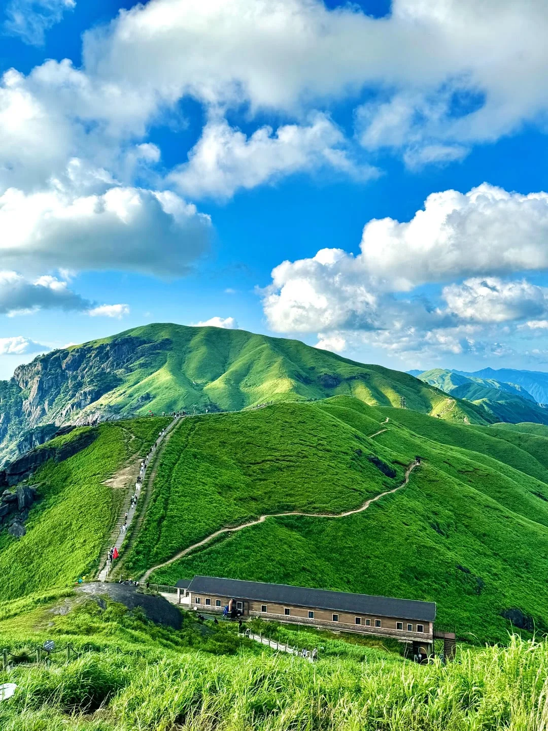 一句向云端 我来了武功山