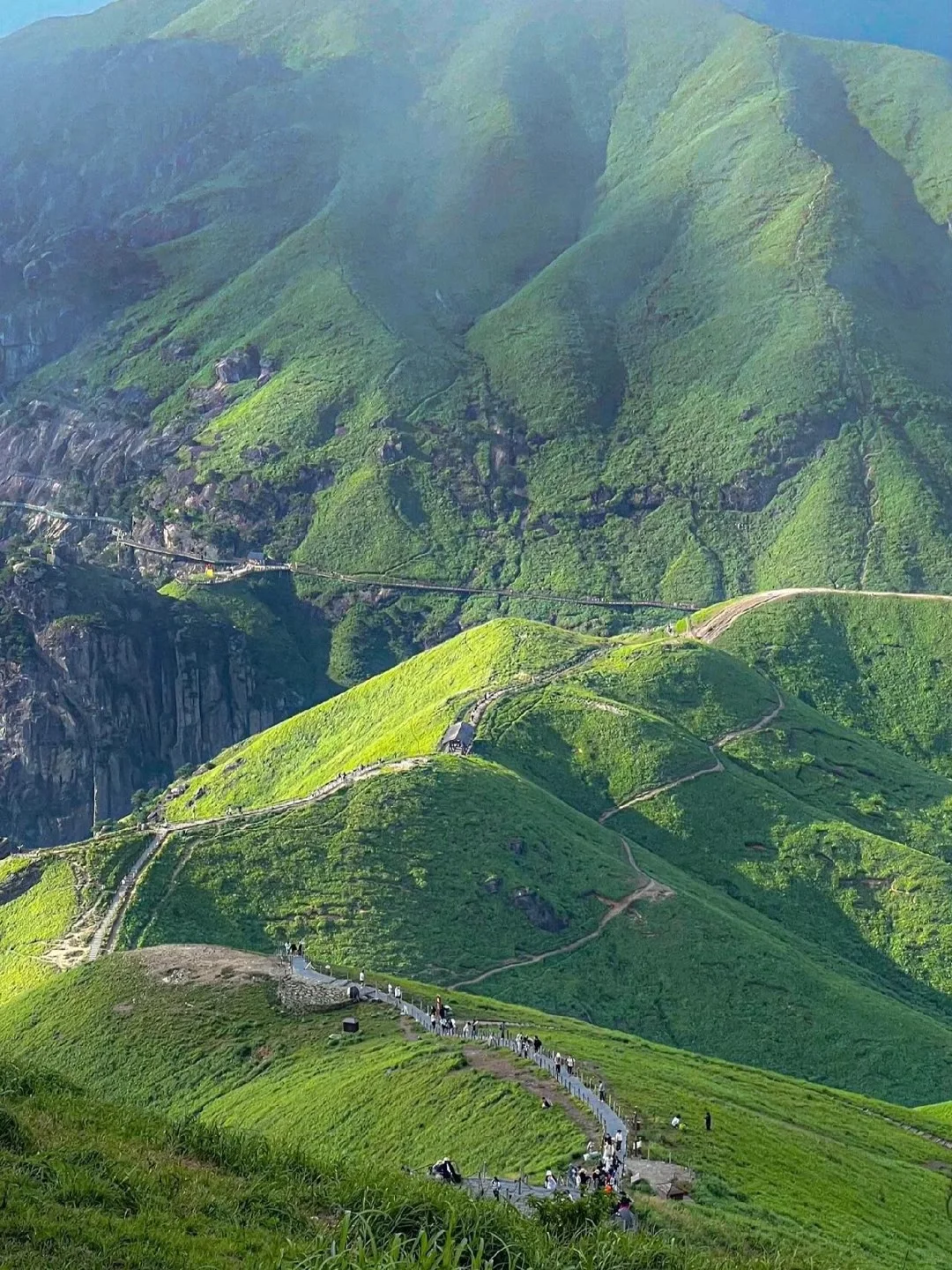 一句向云端 我来了武功山