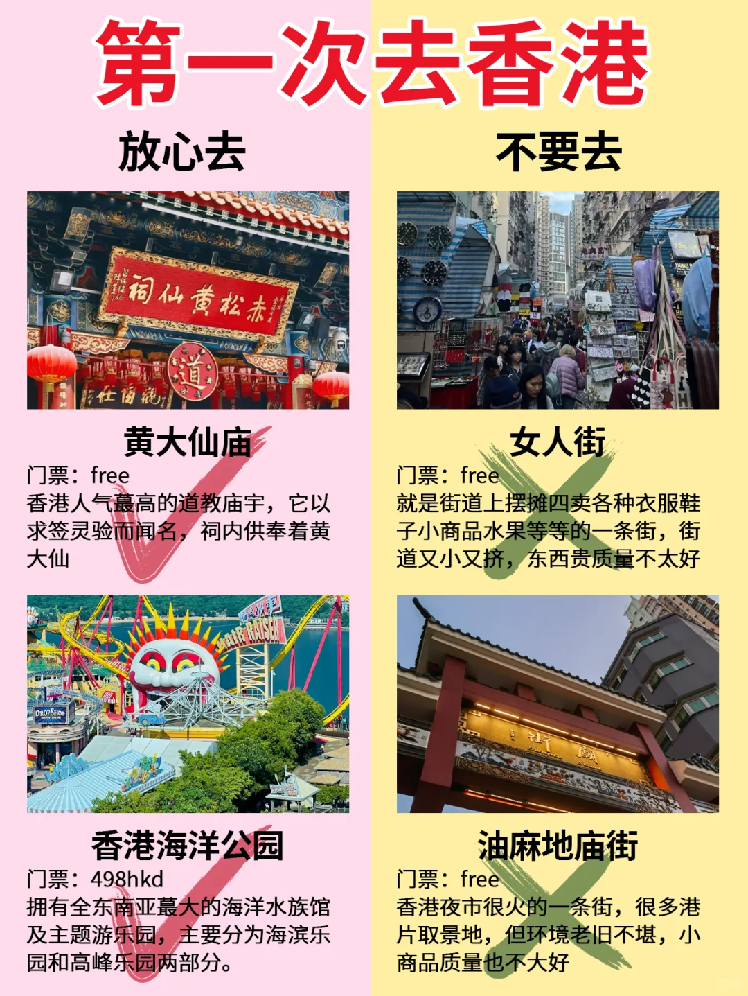 2025香港旅游攻略❗️不要去vs放心去避雷省钱