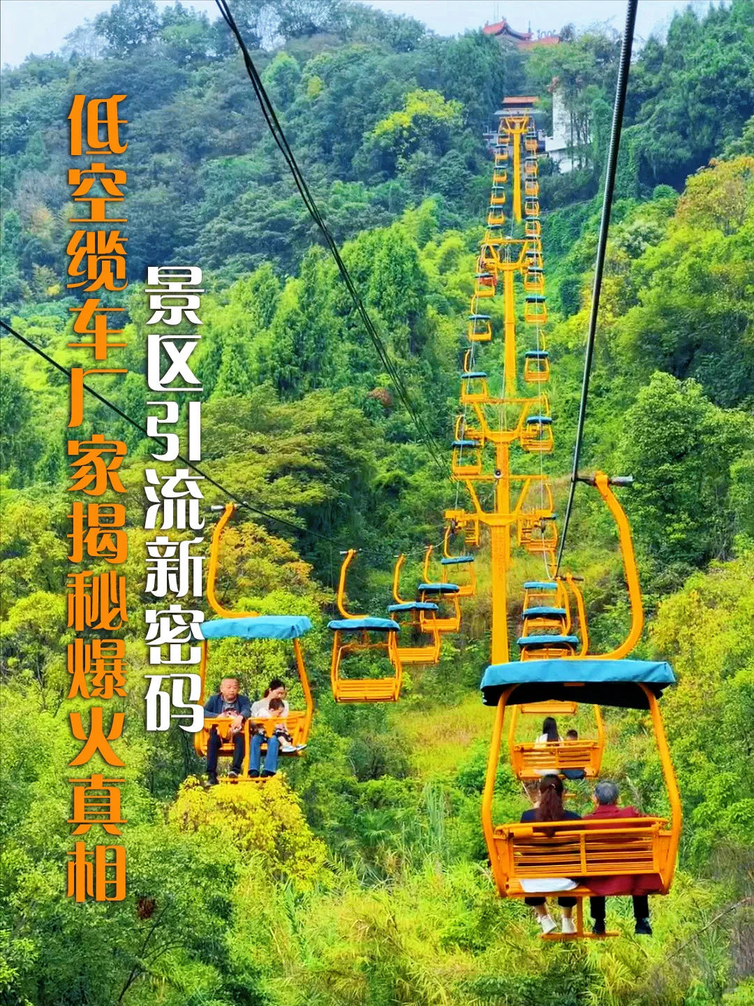 景区引流新密码！低空缆车厂家揭秘爆火真相