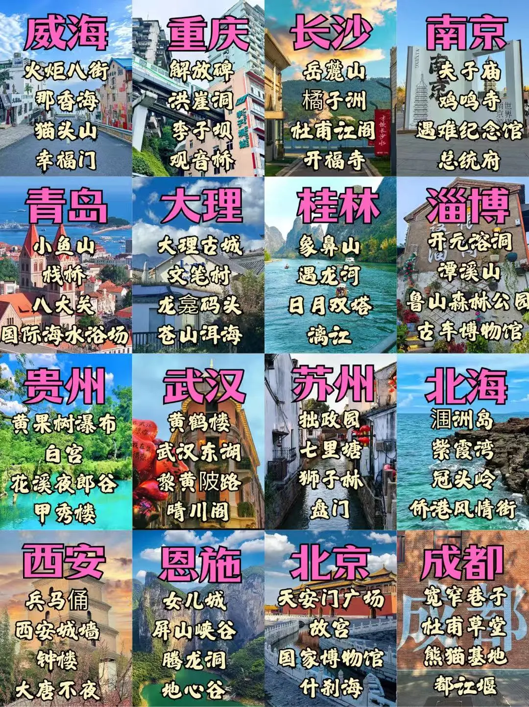 国内旅游热门🔥城市，还想再去一次的城市