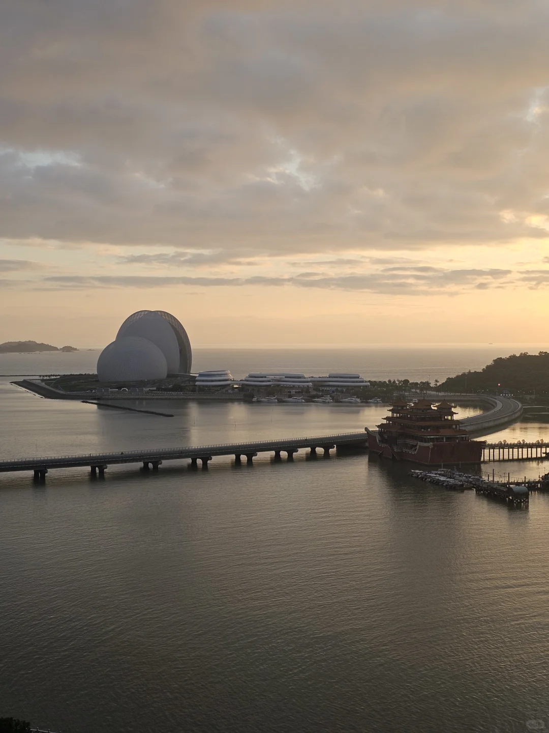 15日珠海景区早间晴☀️间多云✔有日出🌅