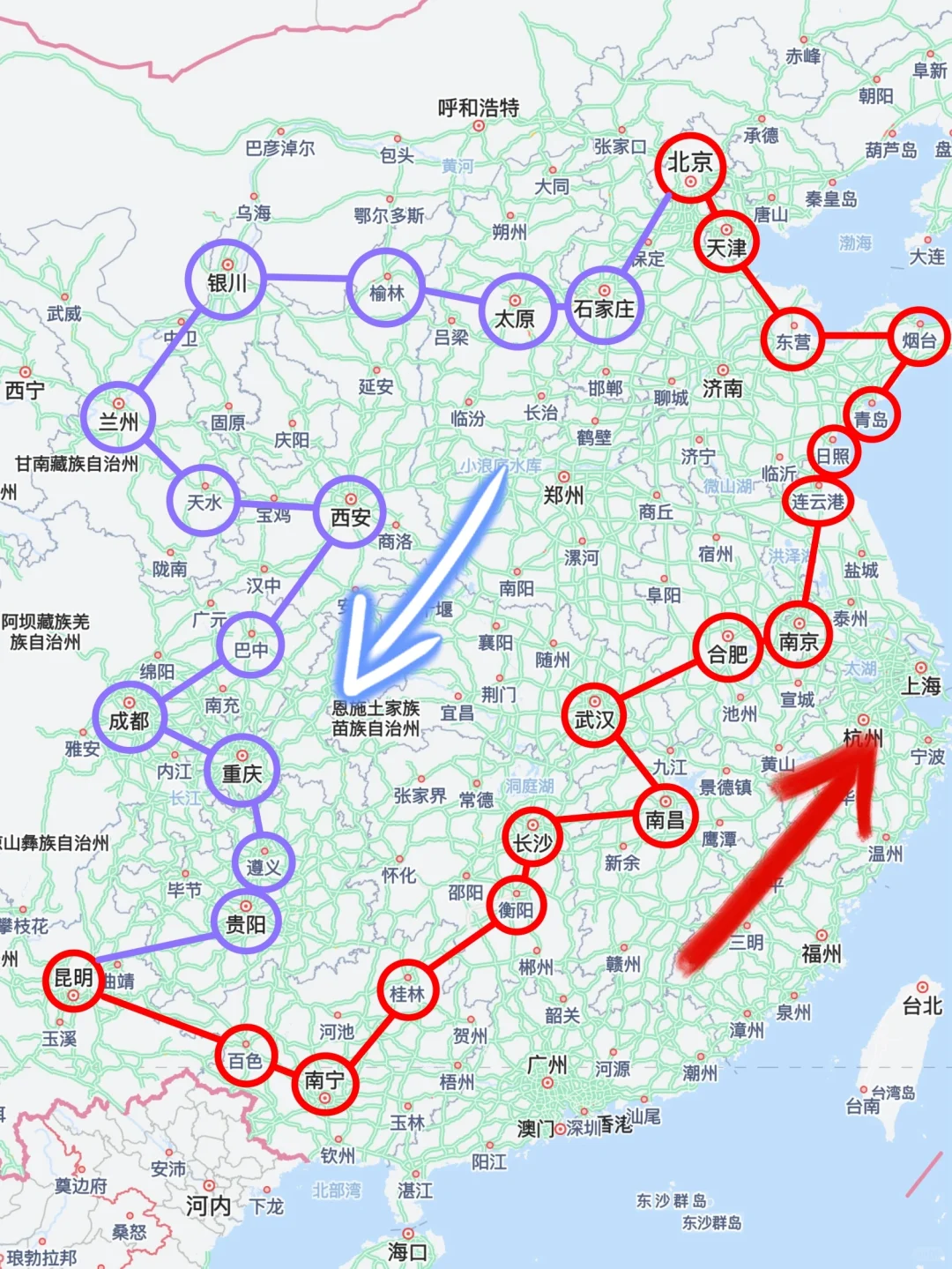 玩遍全国｜大家看看这个路线怎么样？