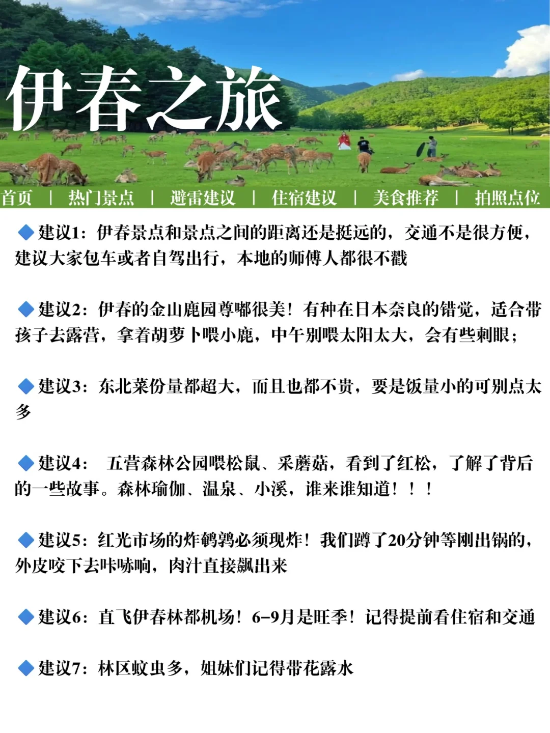 伊春旅游攻略！来了不踩雷！