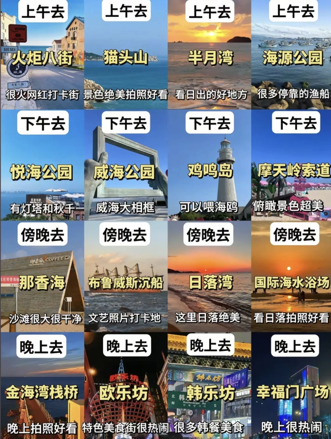 威海三日游|人均1000+超详细攻略✨