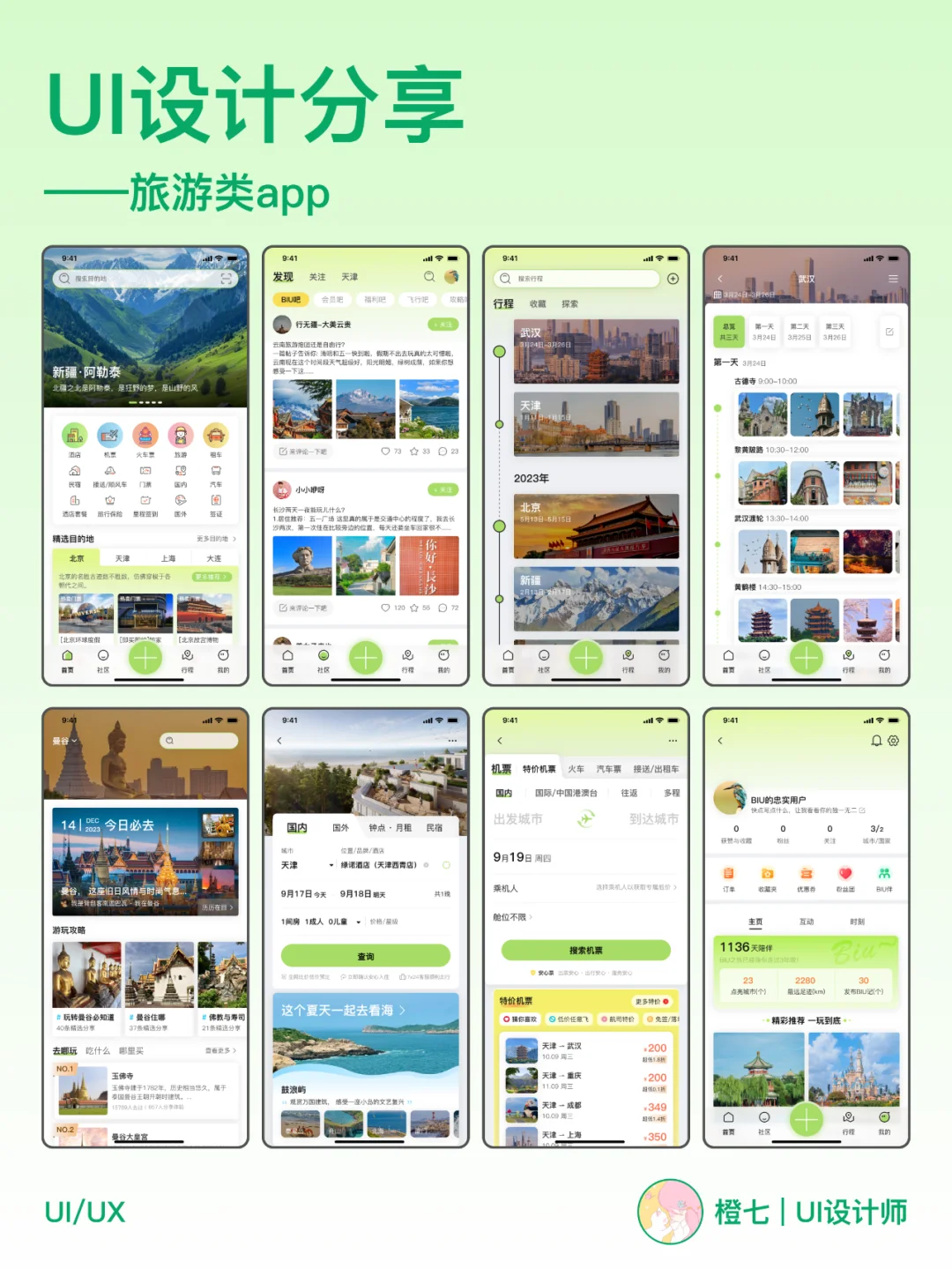 UI设计干货分享 | 旅游类app