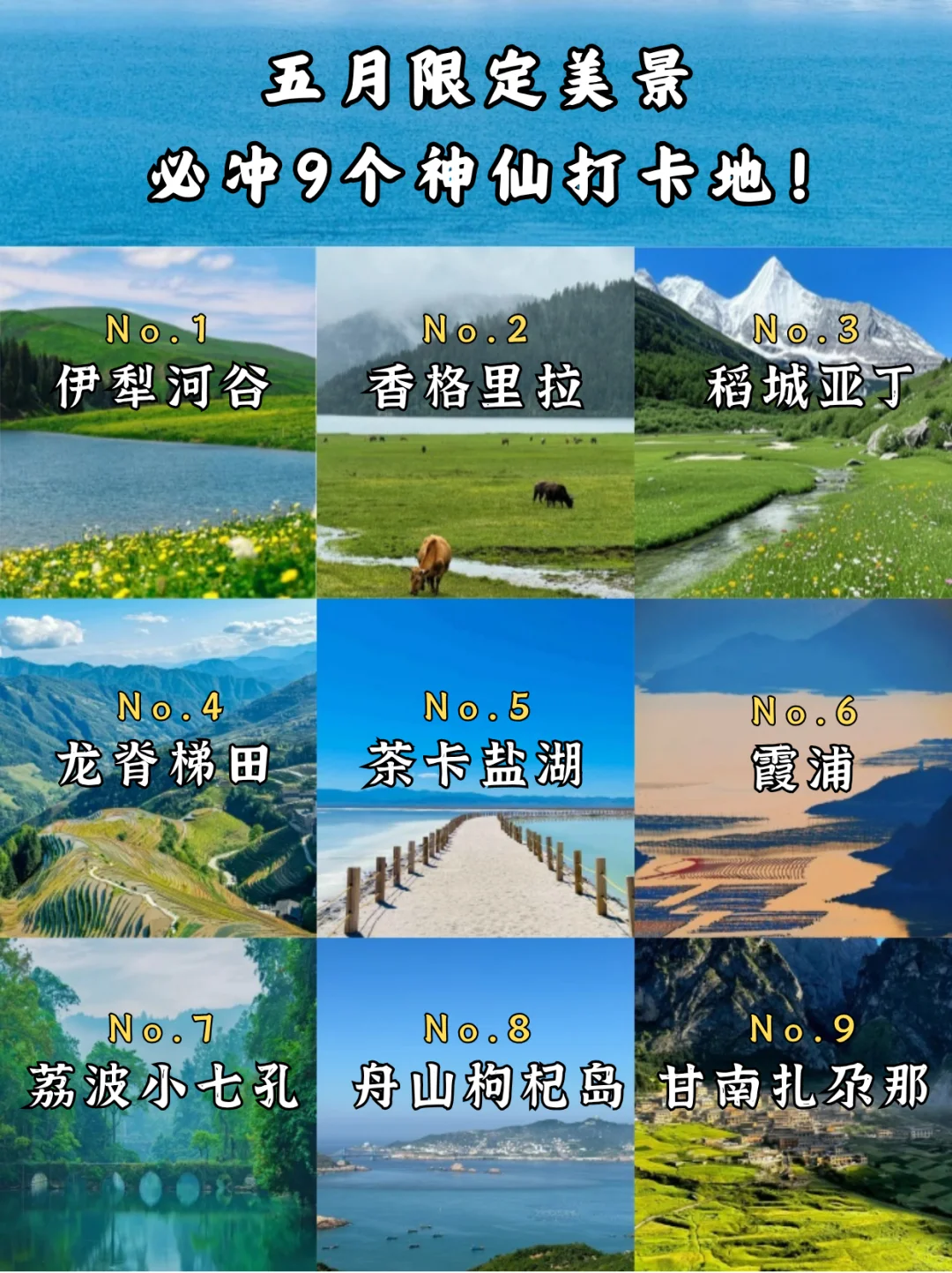🌿 五月限定美景!学生党也能冲!