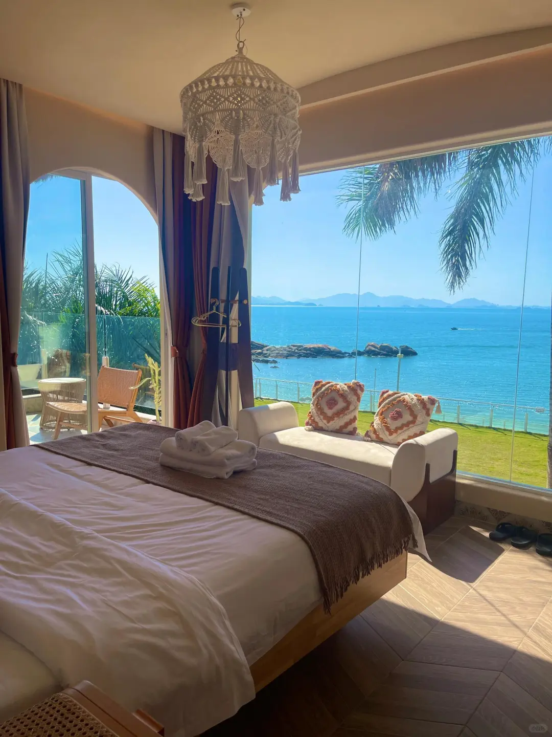 六一来惠州住海边小院😭出门就是沙滩值哭