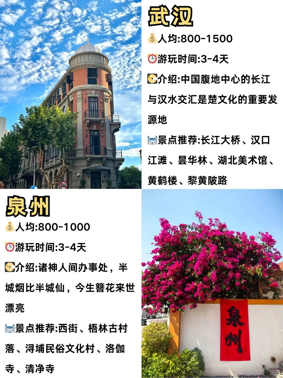 🔥适合五月假期错峰旅游的城市推荐