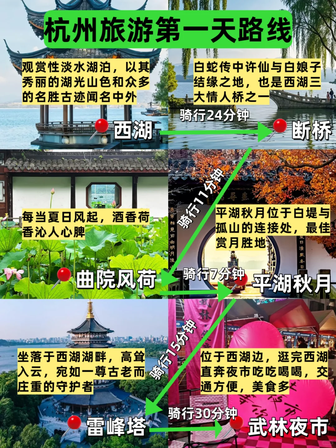 🍃杭州旅游｜3天2晚详细攻略，码住‼️