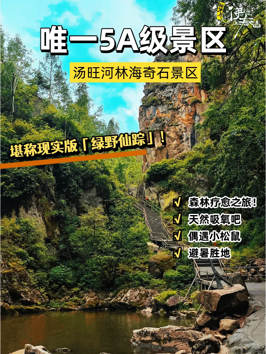 伊春第1⃣站｜汤旺河，绿野仙踪入口在这里