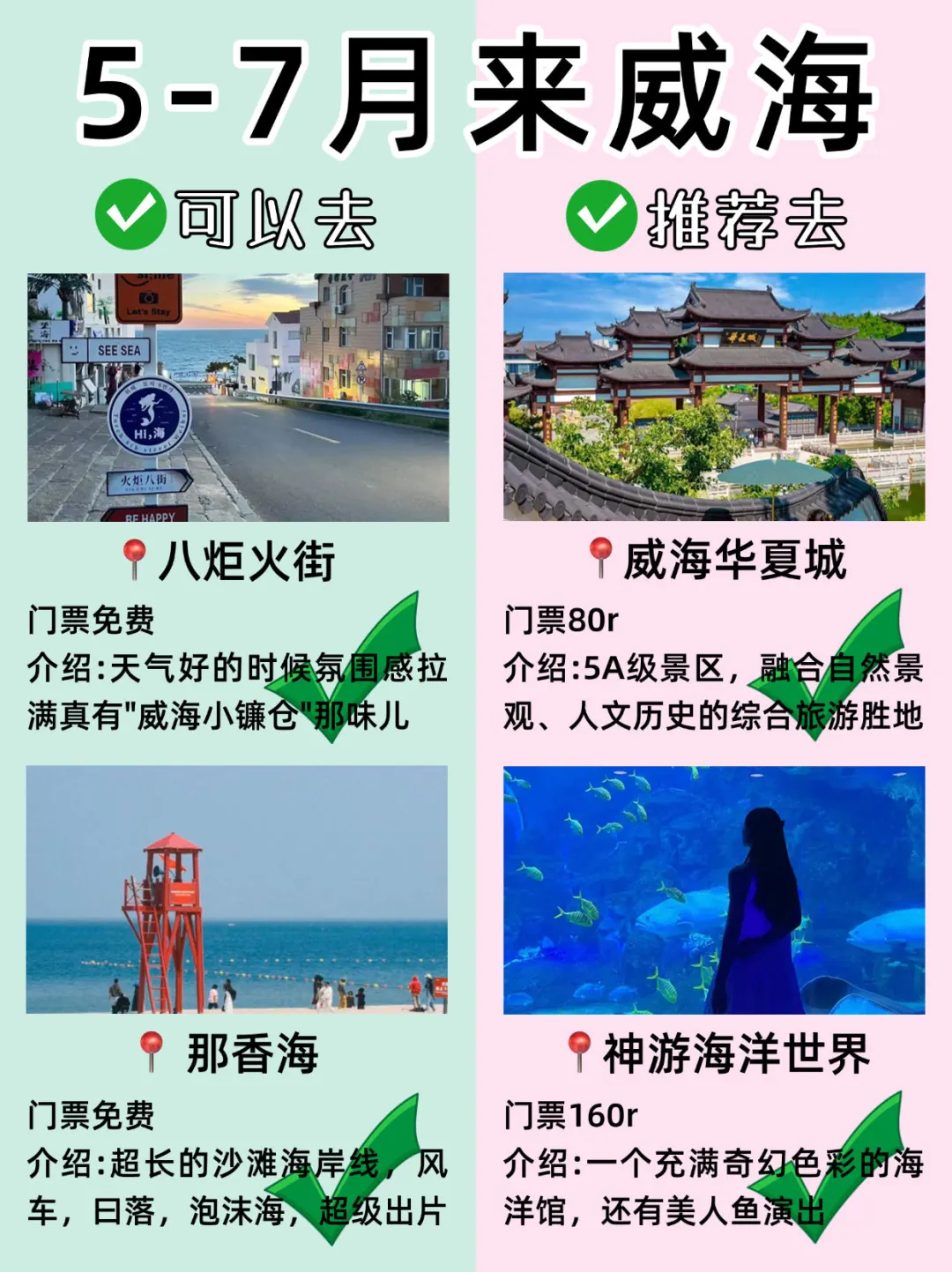 威海旅游大实话攻略📍建议去🆚不建议去