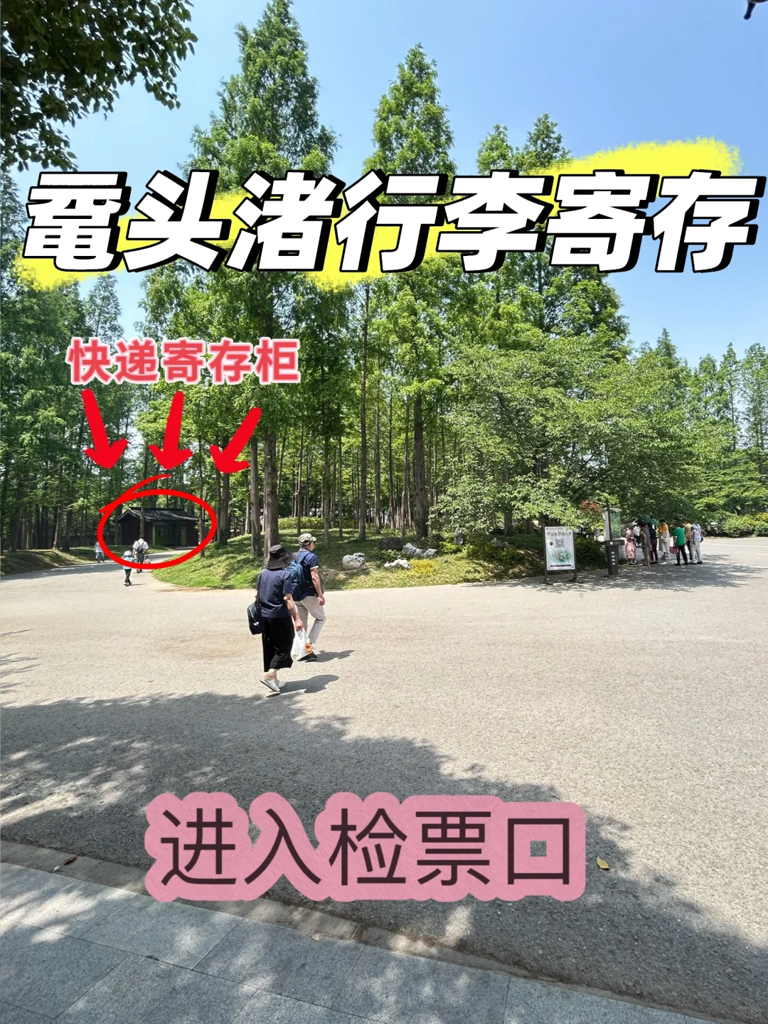 鼋头渚行李寄存，蕞新位置、价格和避坑～