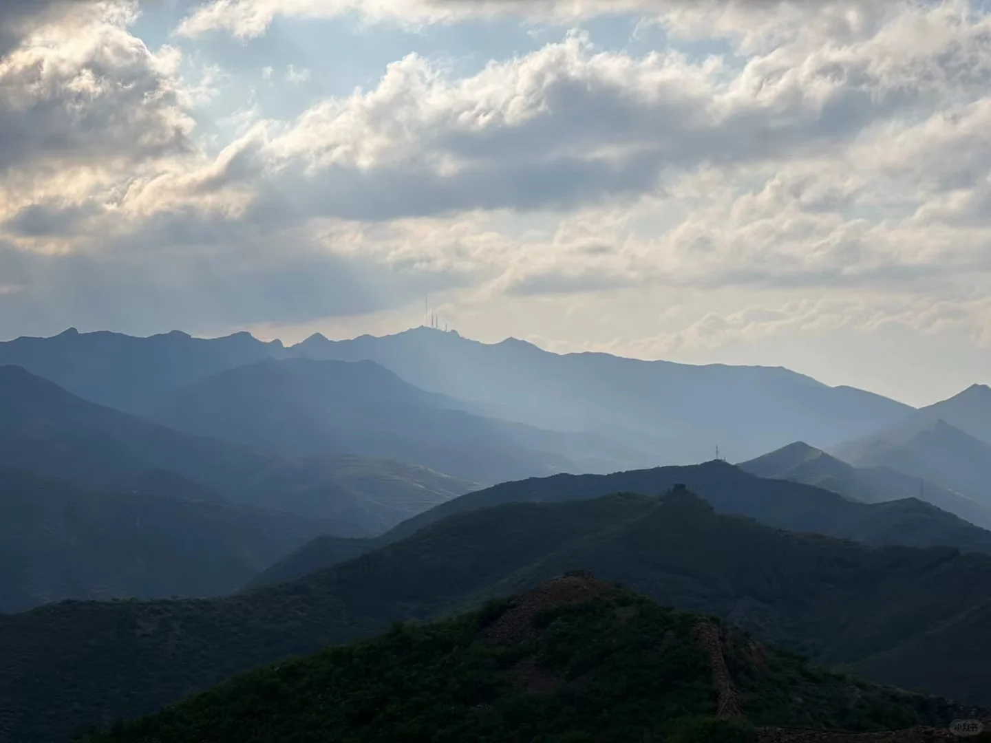 大境门越野赛最美的落日时光