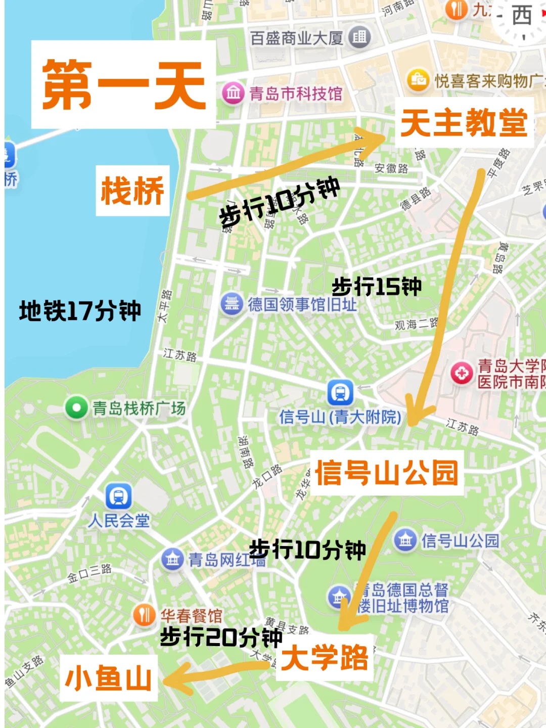 青岛三天两夜超全游玩攻略🚶‍♀️ 看这一篇就