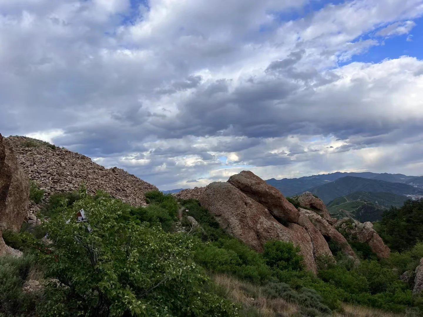 大境门越野赛最美的落日时光