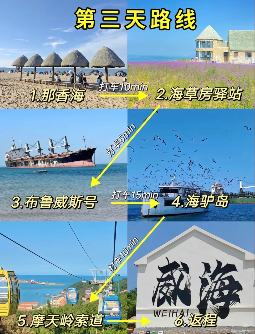 周末威海玩儿水三天两夜攻略