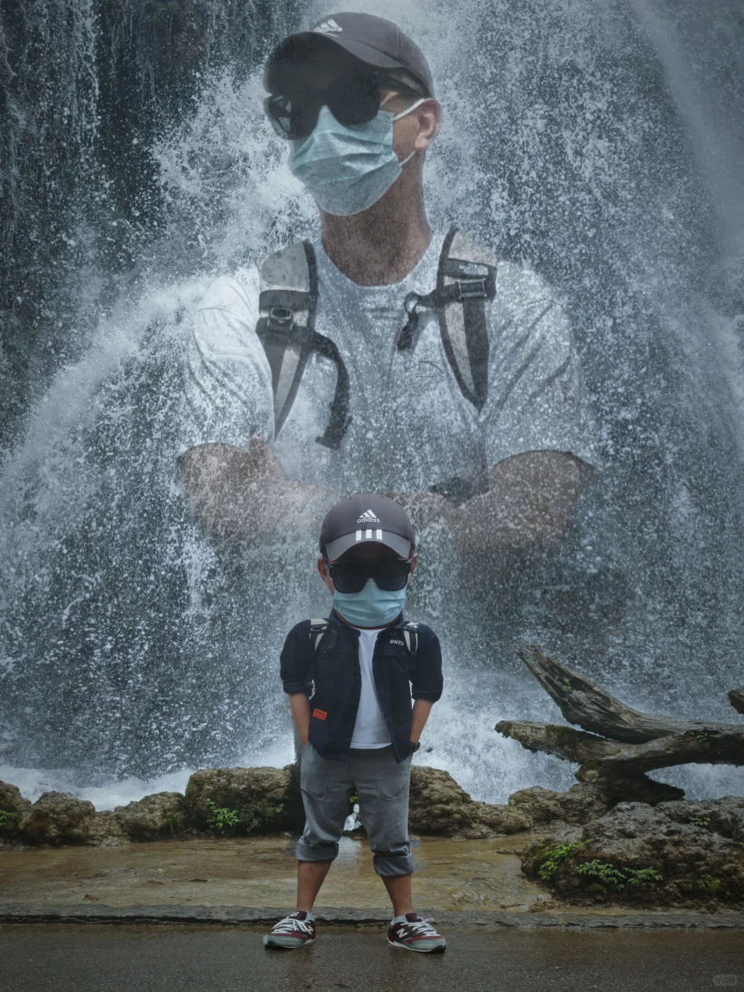 拍不全小七孔拍拍瀑布也不错