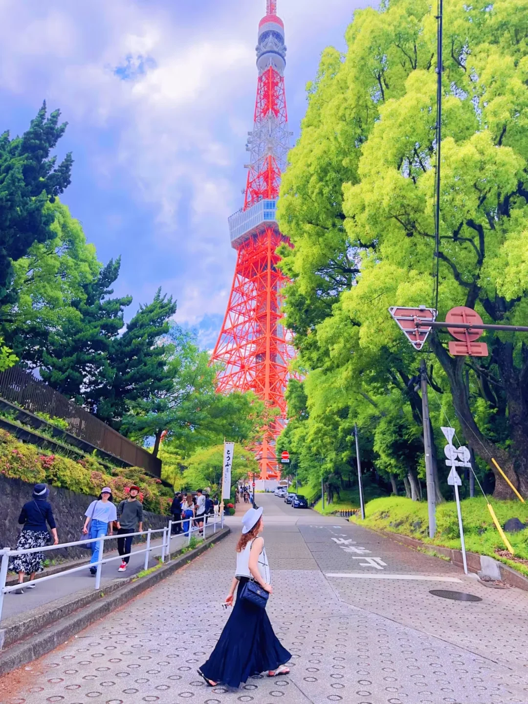 东京塔合影超赞机位，一次搞定不走回头路