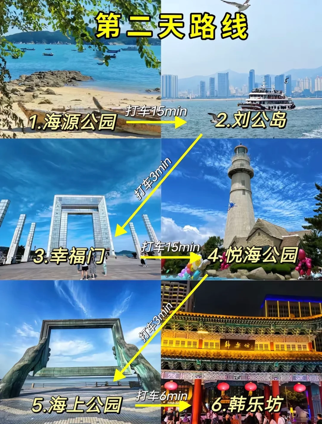 周末威海玩儿水三天两夜攻略