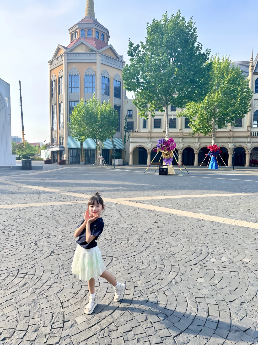 五月的青岛，小孩姐这一身好出片~
