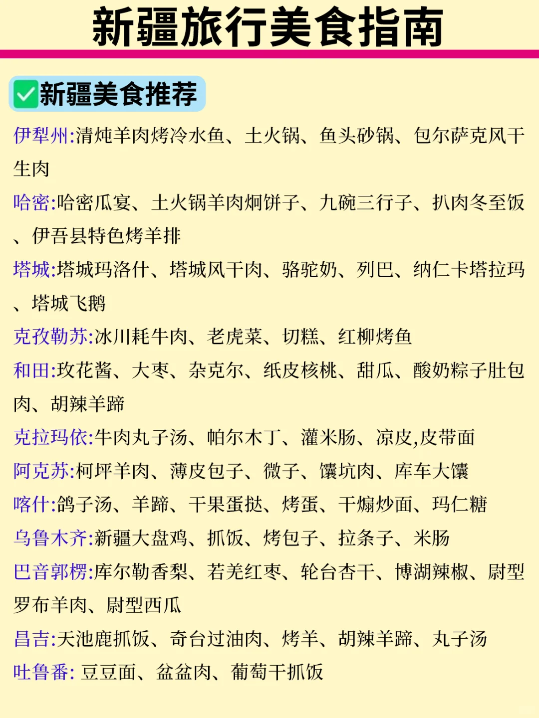 新疆5 - 8🈷️攻略已完善✌赶紧来抄作业❗