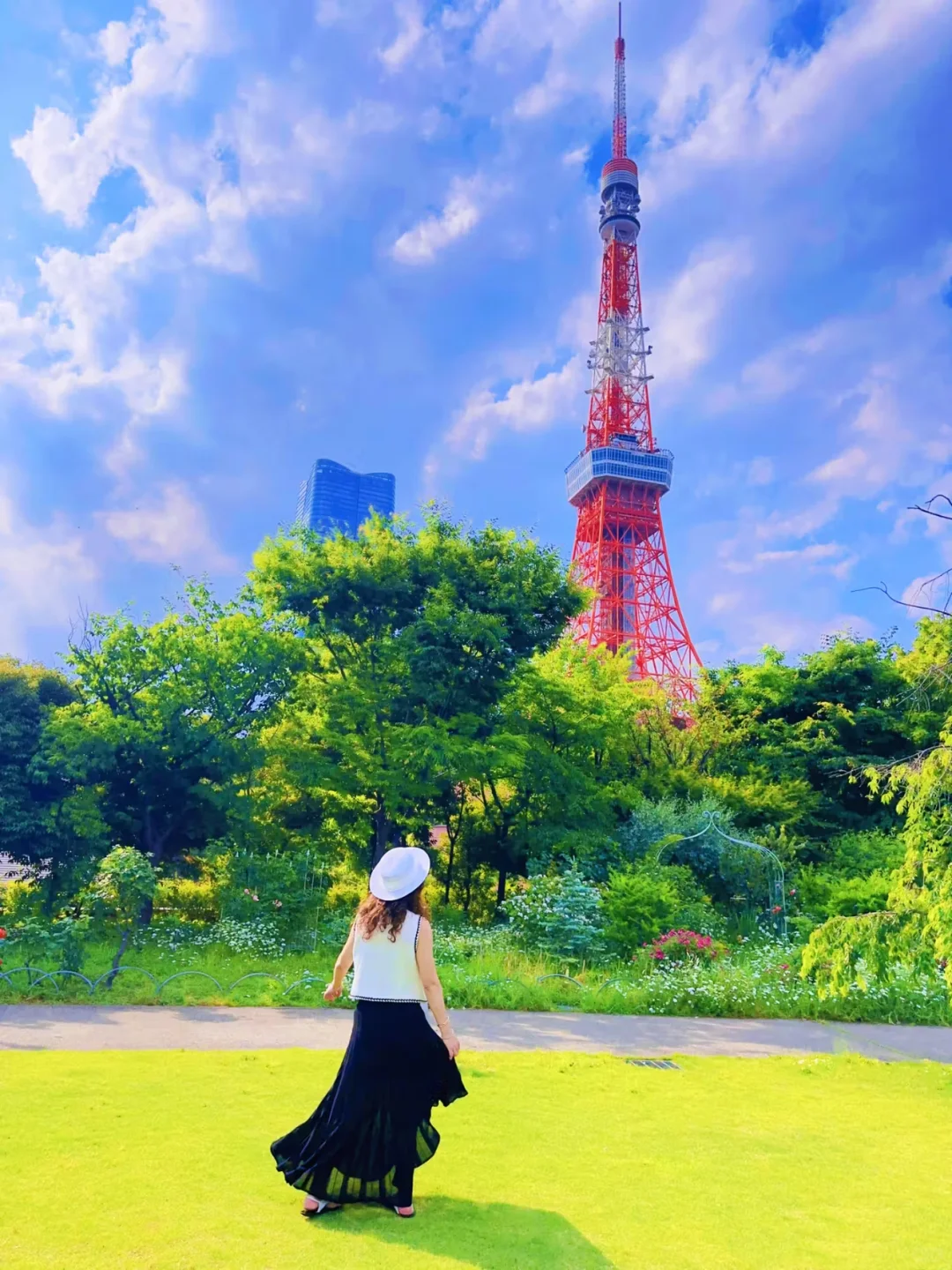 东京塔合影超赞机位，一次搞定不走回头路