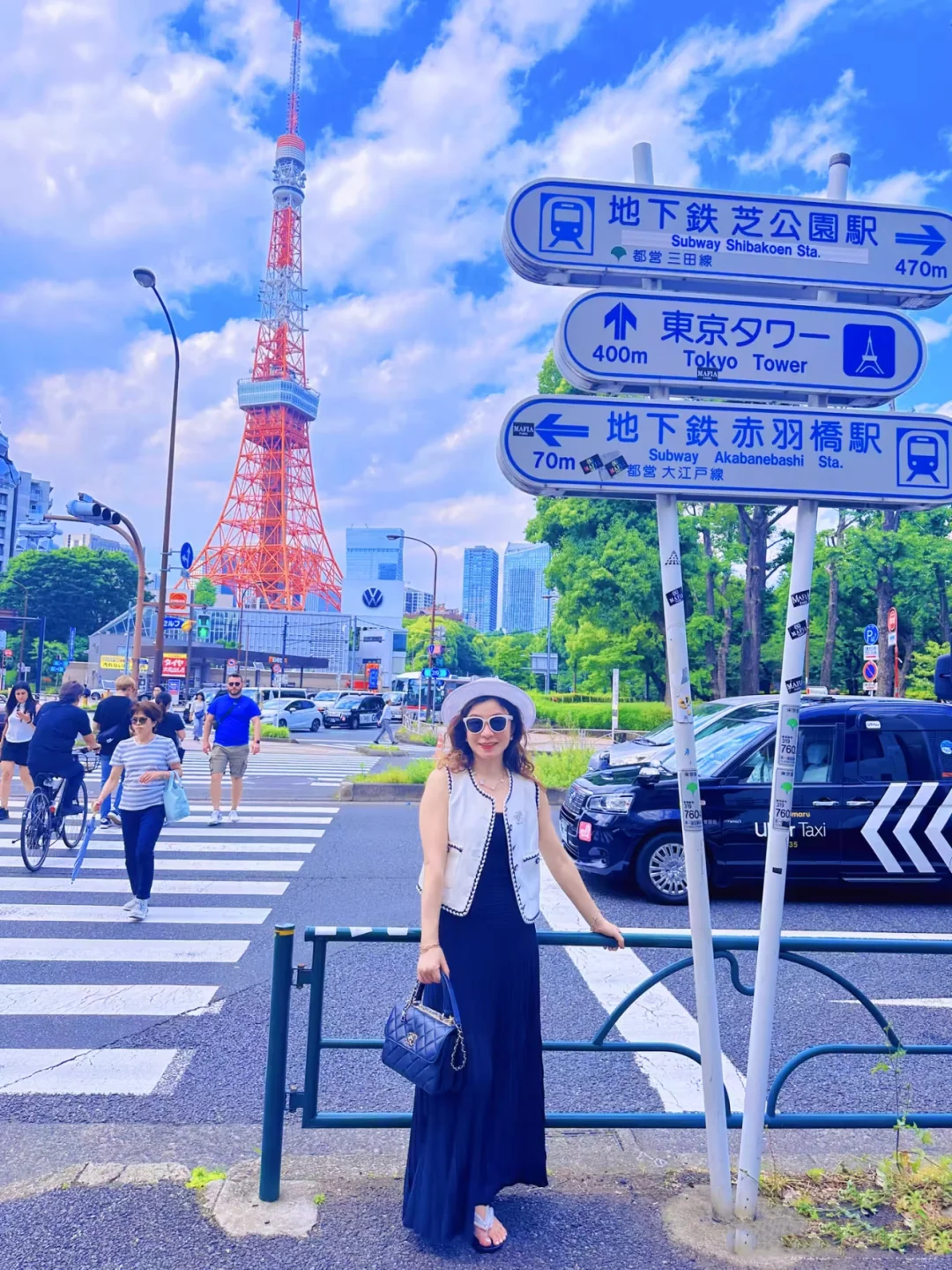 东京塔合影超赞机位，一次搞定不走回头路