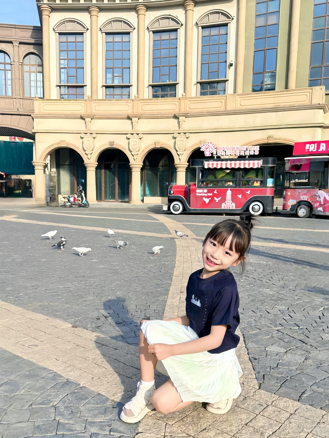 五月的青岛，小孩姐这一身好出片~