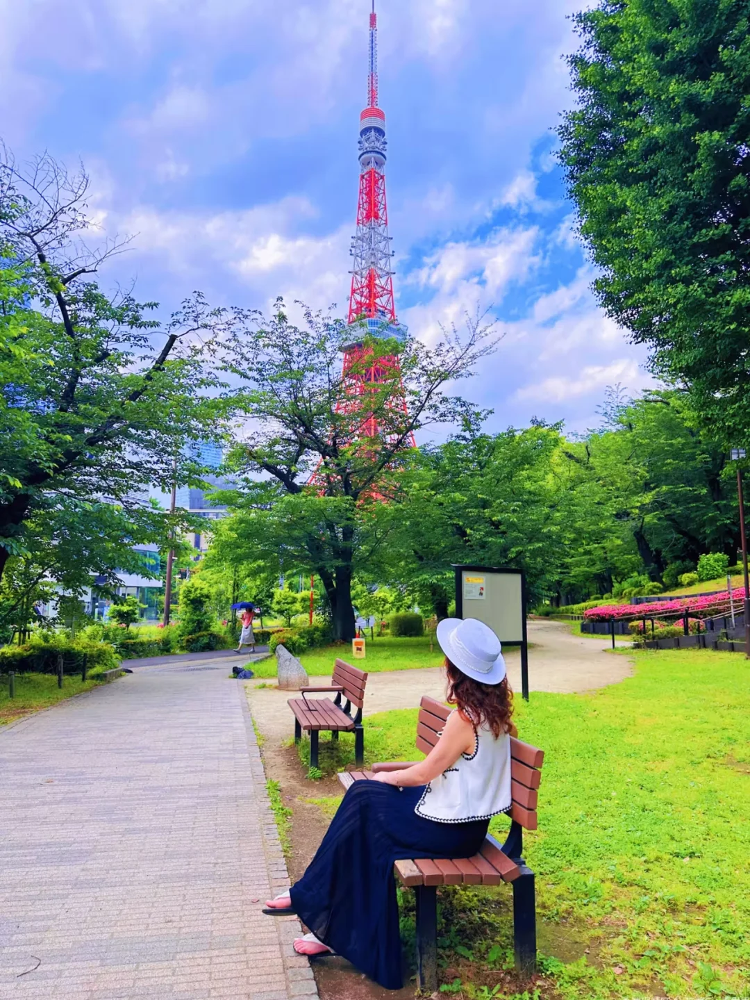 东京塔合影超赞机位，一次搞定不走回头路