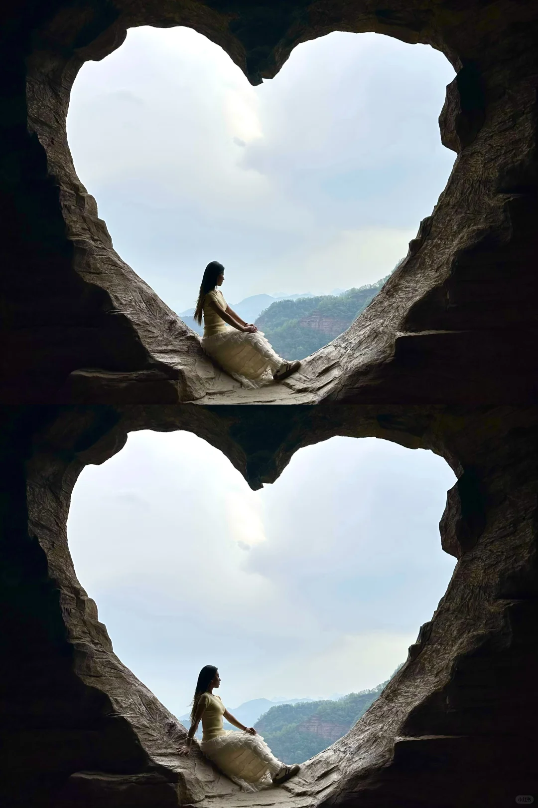走心的心形洞天洞景！