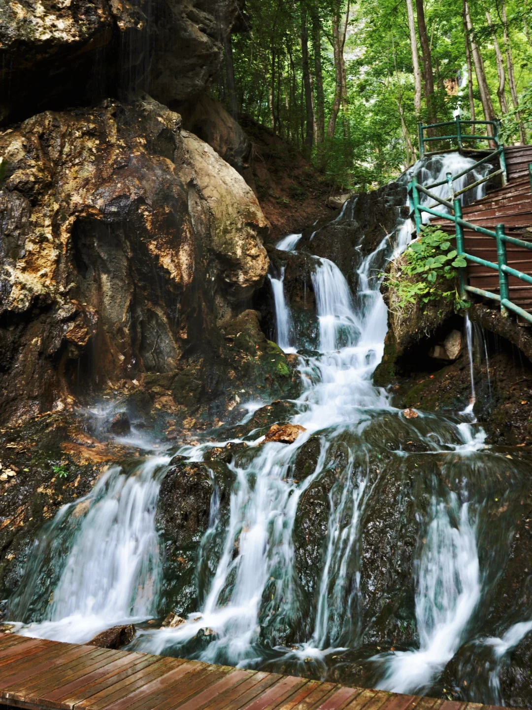 藏不住了‼️发现河南私藏绿野仙踪瀑布秘境🍃