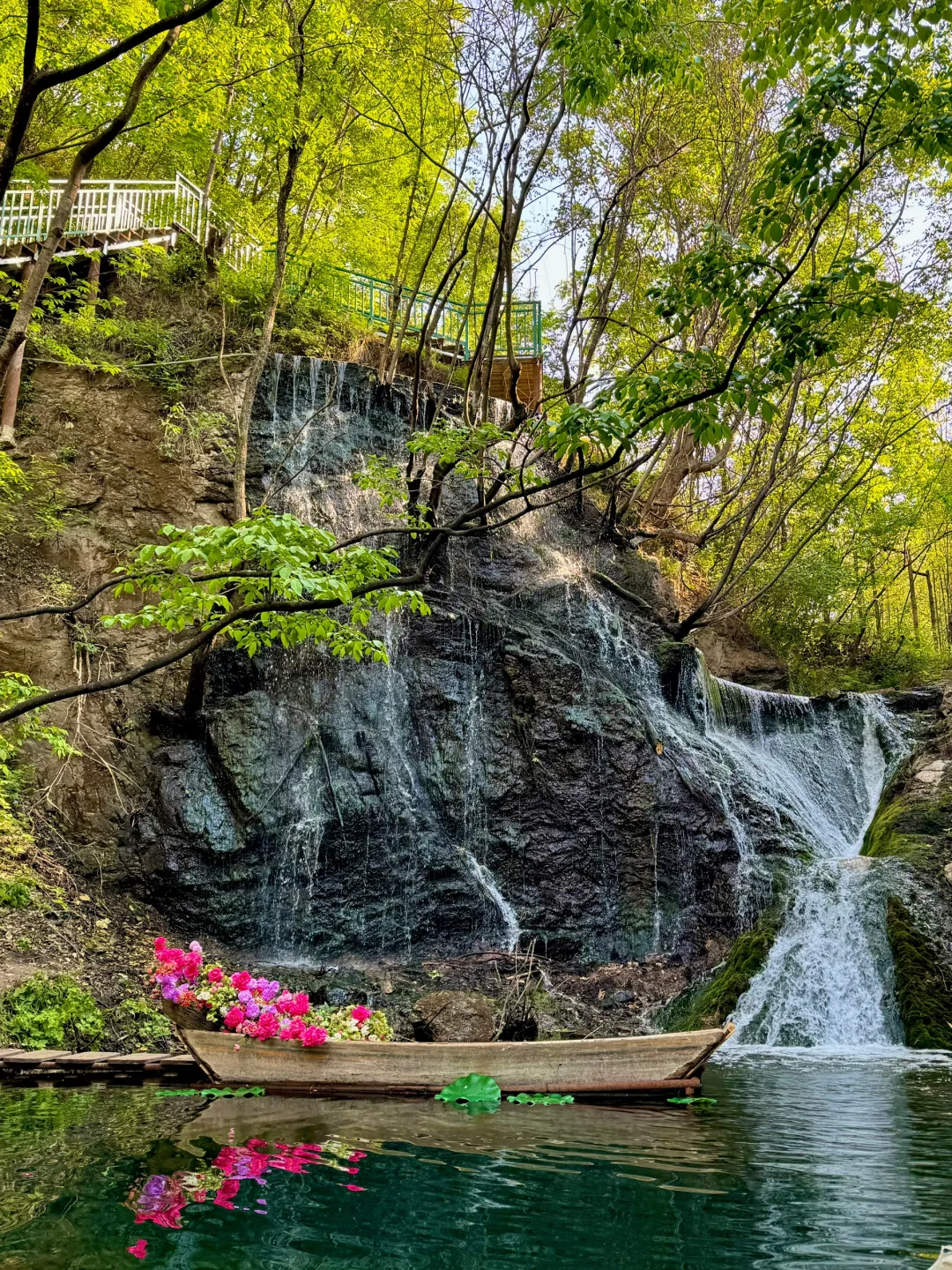 藏不住了‼️发现河南私藏绿野仙踪瀑布秘境🍃