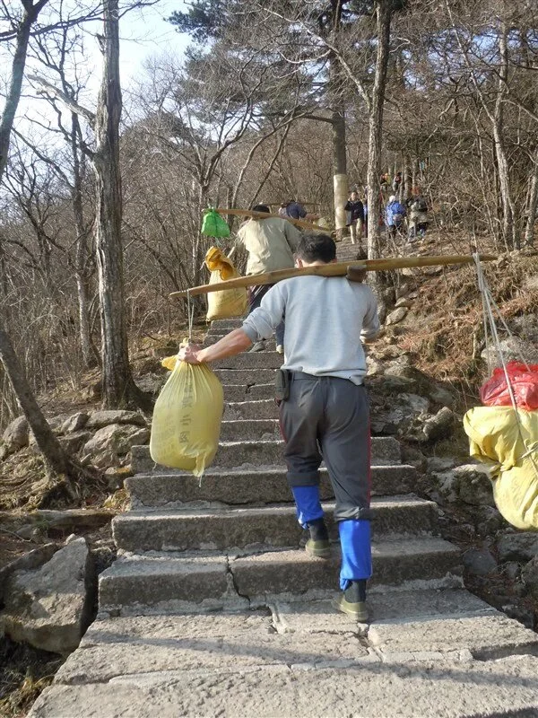 13年前黄山的日出与云海