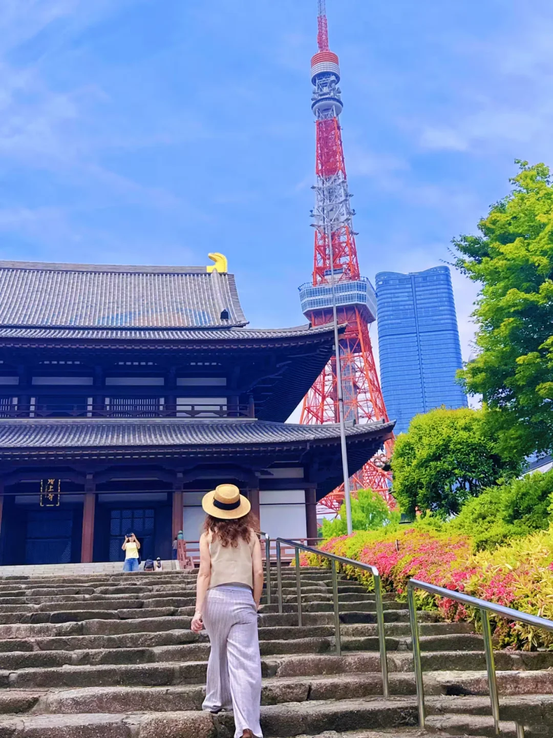 东京塔合影超赞机位，一次搞定不走回头路