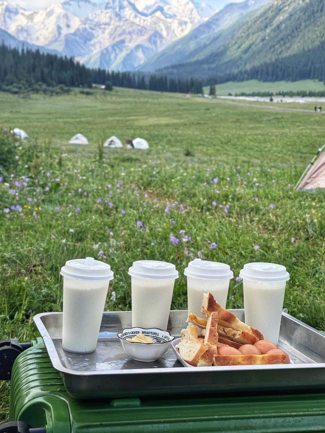 这可能是我吃的最美早餐吧🙊