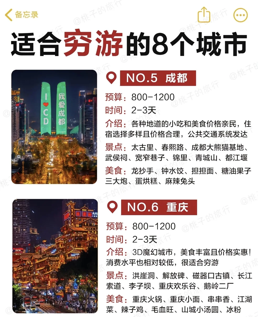 🔥穷游党必看！8个超适合打工人的低预算旅行